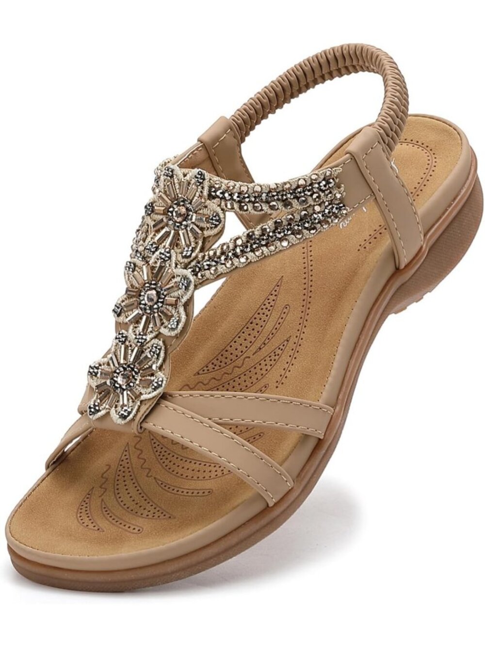 Handmade Women's Sandals with Arch Support | Comfortable Bohemian Flip Flops for